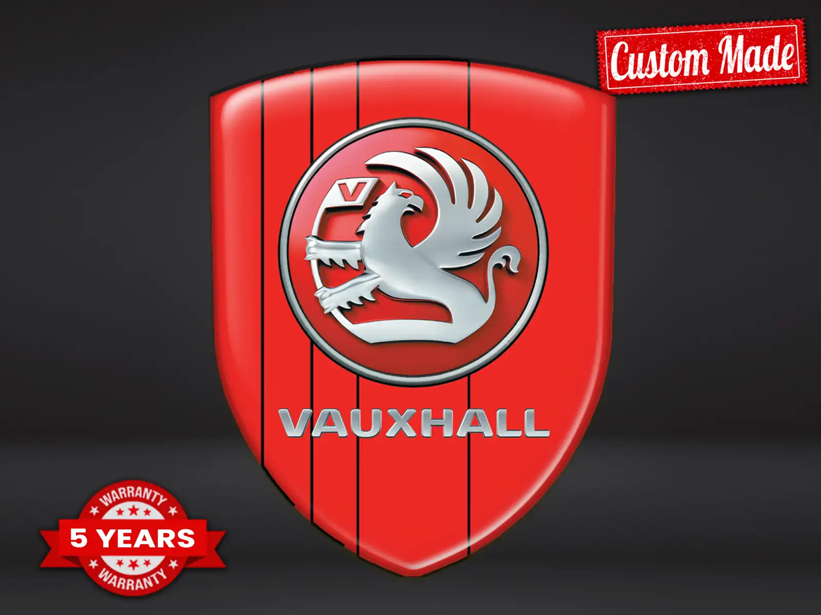 Vauxhall Pegatinas Con Relieve Alta Calidad Premium Máximo
